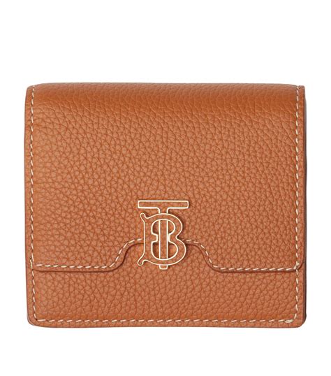 monogram burberry wallet